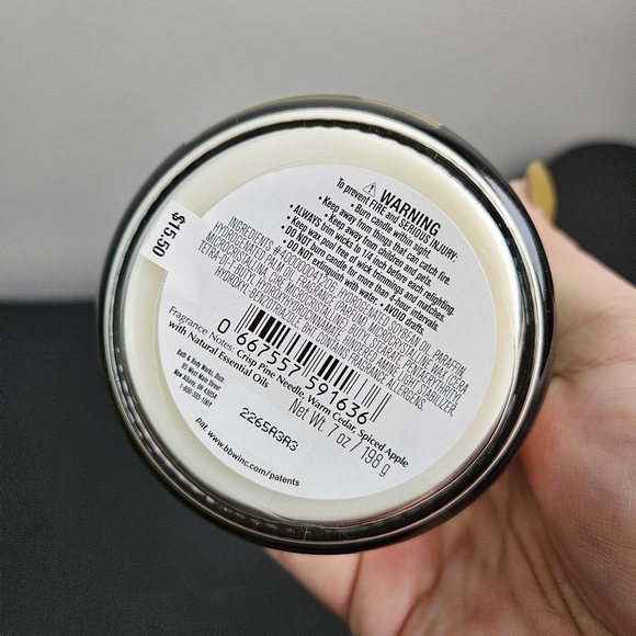 Bath and Body Works Tree Farm Mason Single Wick Candle - Picture 5 of 5